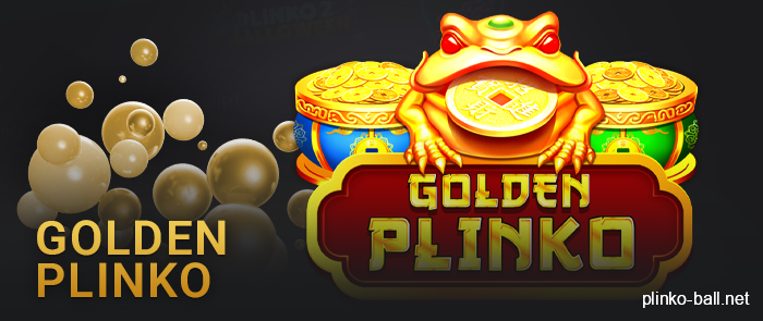 Golden Plinko online game for gamblers at online casinos